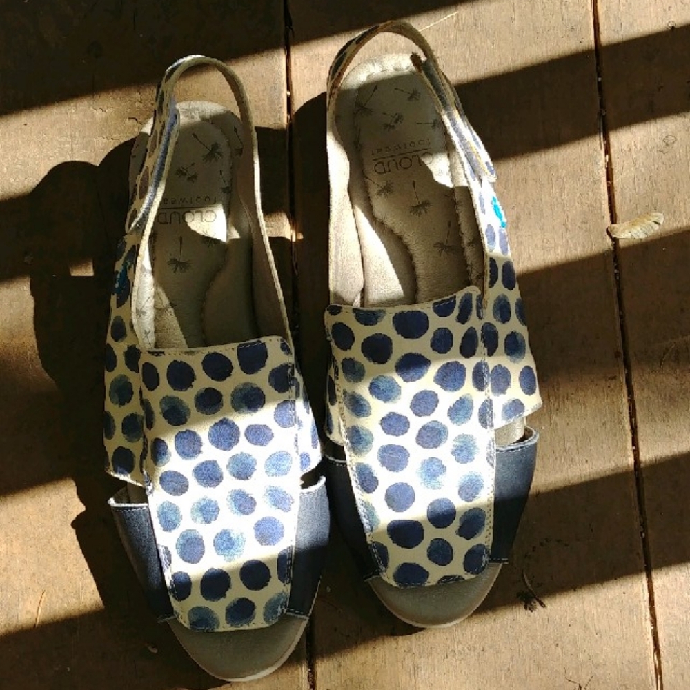 Cloud Walking Polka Dot Sandals